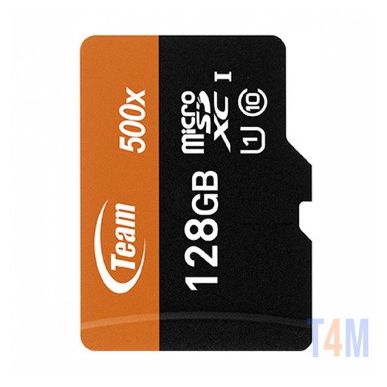 MICROSD CARD TEAM GROUP 128GB CLASS10 UHS-I SDXC WITH ADAPTADOR